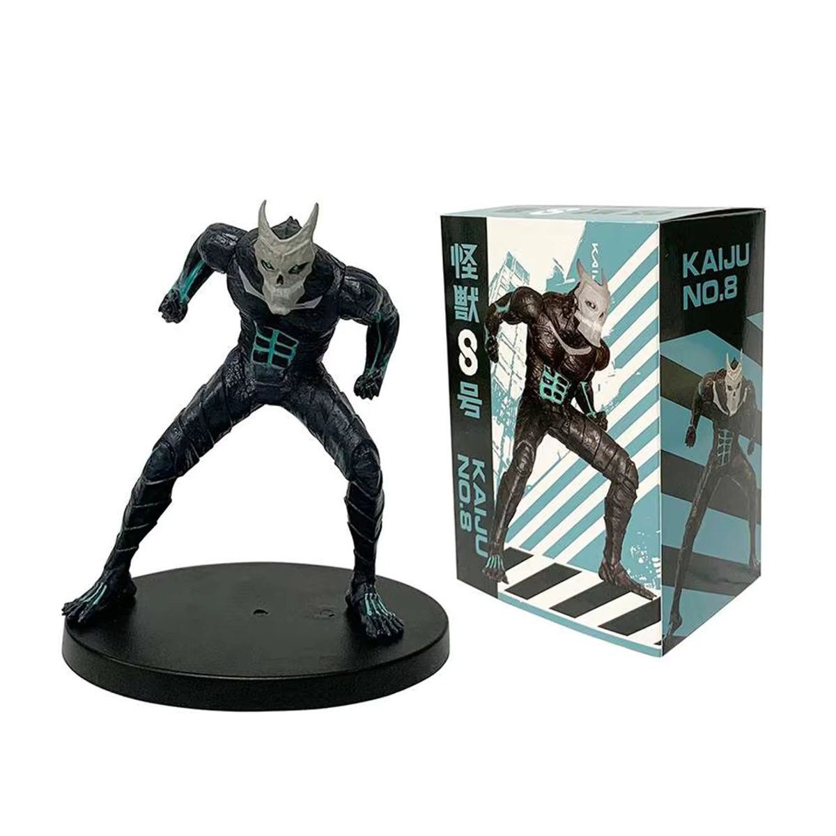 Aixlan Kaiju Nr. 8 Ashiro Mina Actionfigur aus Kunststoff, Höhe: 18 cm, Schwarz - Bild 1