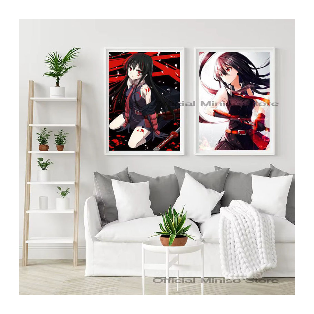 Akame ga Kill Anime Wandposter selbstklebend wasserfest aus Papier für deine Zimmerdekoration mehrfarbig - Bild 3