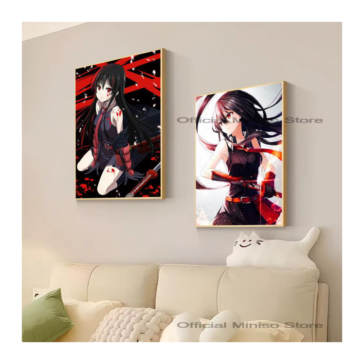 Akame ga Kill Anime Wandposter selbstklebend wasserfest aus Papier für deine Zimmerdekoration mehrfarbig - Bild 4