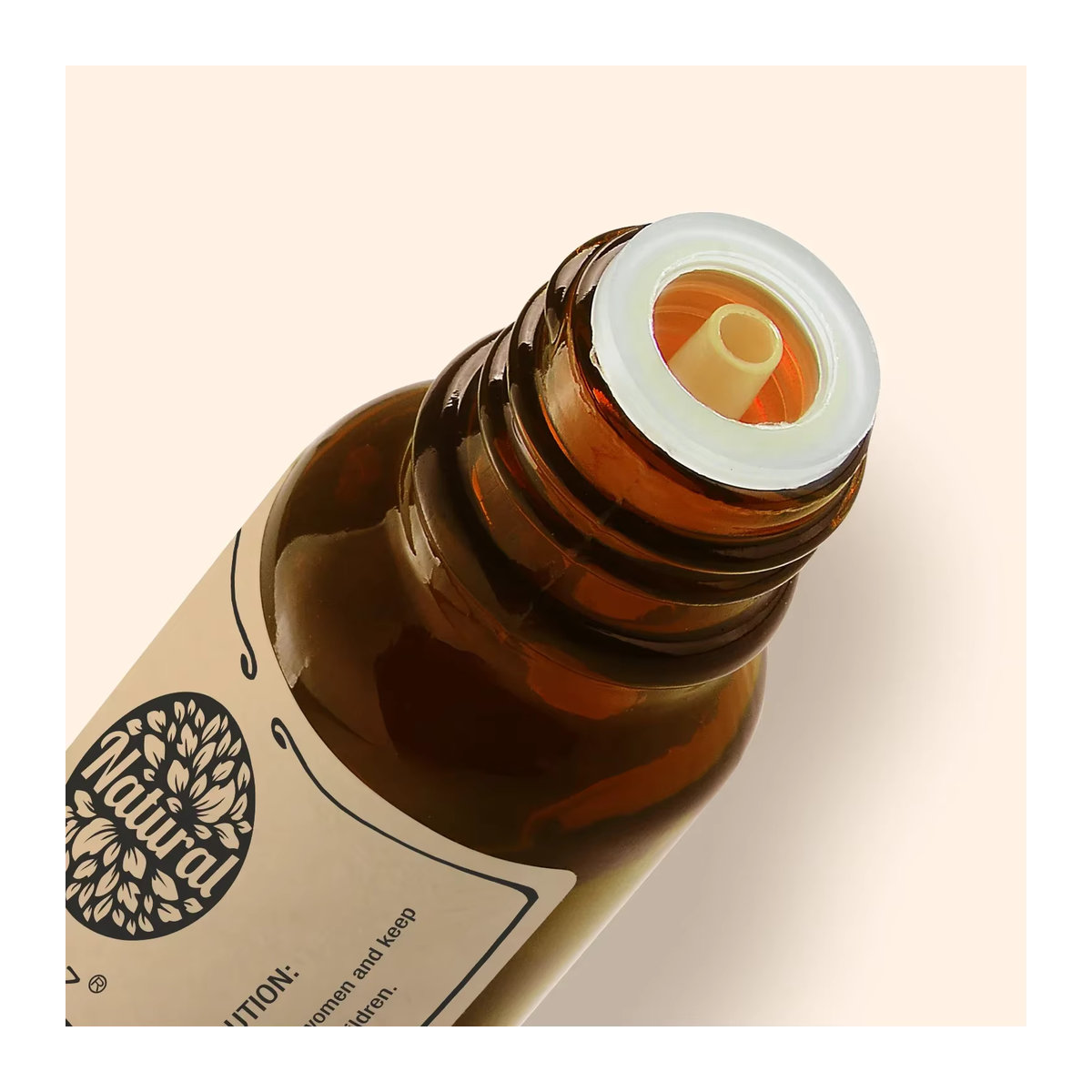 Akarz Ätherisches Bernsteinöl in brauner Glasflasche für Aromatherapie und Diffusoren - Bild 4