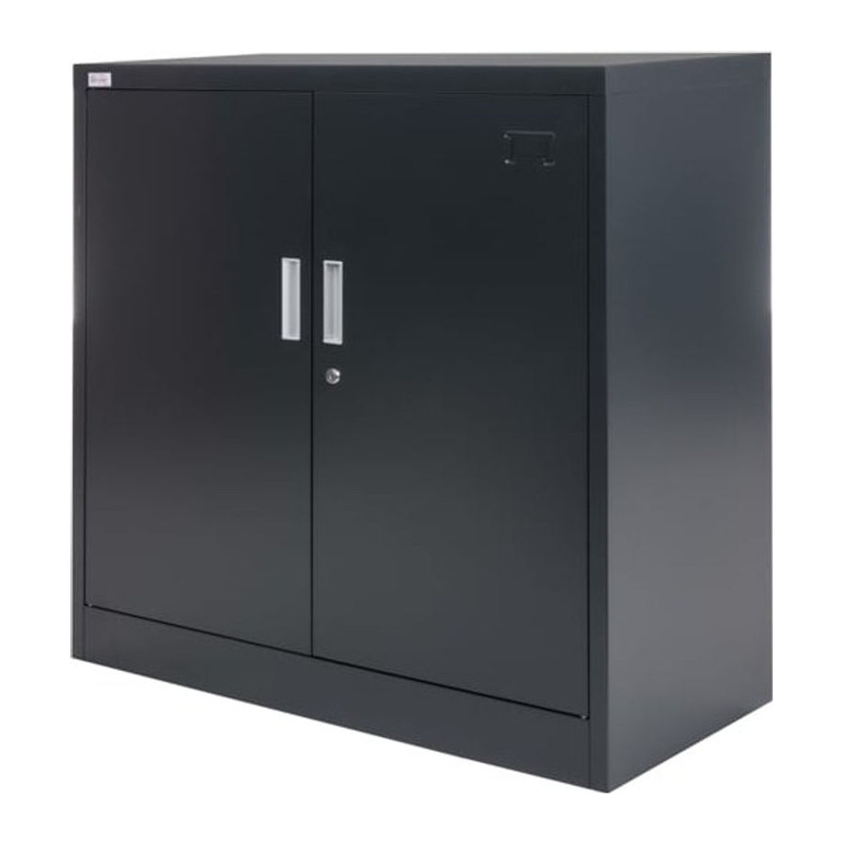 Aktenschrank KIEW Jet-Line Anthrazit mit Drehtüren B/T/H: 90 x 40 x 90 cm - Bild 1