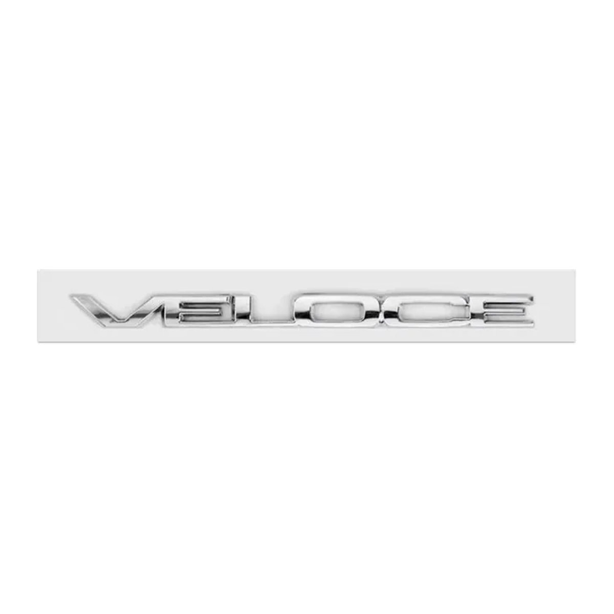 Alfa Romeo Veloce Ti Emblem Autoaufkleber aus ABS Kunststoff in Silber für Heckklappe und Kofferraum - Bild 1