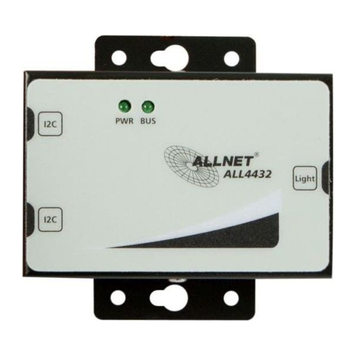ALLNET 103915 Kabellose Freistehende Innenraumleuchte in Schwarz aus Metall - Bild 1