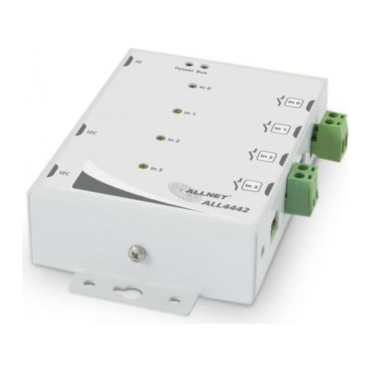 ALLNET 98836 Kabellose Freistehende Innenraumleuchte aus Metall in Weiß - Bild 1