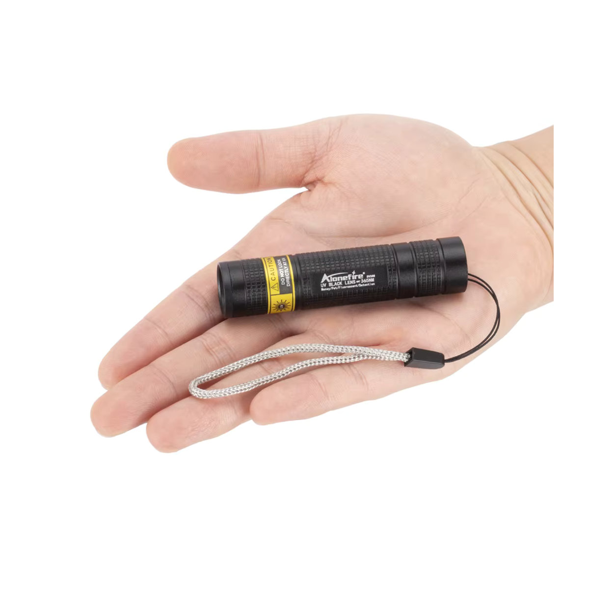 Alonefire Mini UV LED Schwarzlicht Taschenlampe mit USB-Ladefunktion für Nagelpflege, Tierfleck-Erkennung und Geldprüfung, 365nm - Bild 5