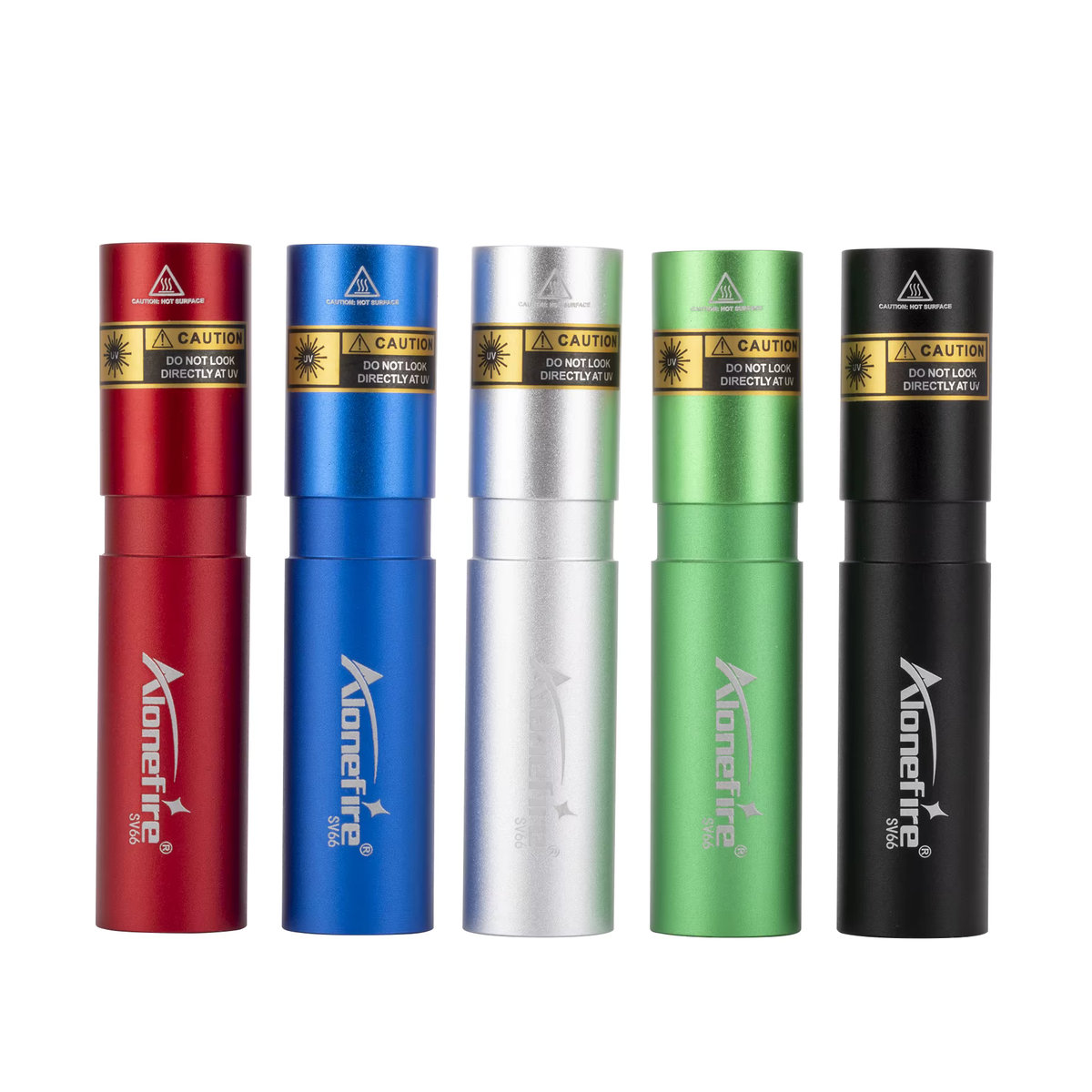 Alonefire UV Taschenlampe mit Zoom 3W 395/365nm USB aufladbar zur Detektion von Urin, Skorpionen und unsichtbarer Tinte - Bild 2