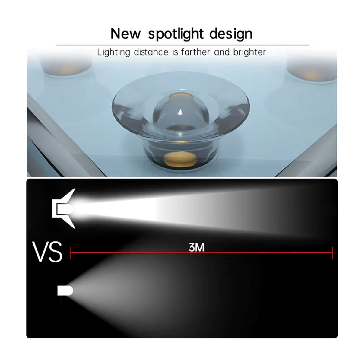 AMARYLLIS Solar LED Schrittlampe IP67 Wasserdicht in Silber mit modernem Anti-Diebstahl-Design für Garten und Terrasse - Bild 4