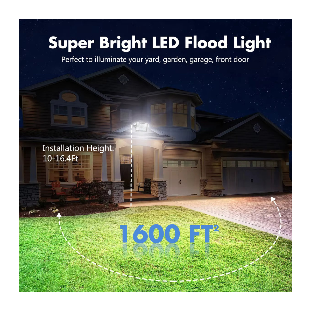 AMARYLLIS Solar-Straßenlaterne mit 200 W LED-Flutlicht, wasserdicht, 6500 K, mit Lichtsensor für Außenbereich und Parkplatzbeleuchtung - Bild 4