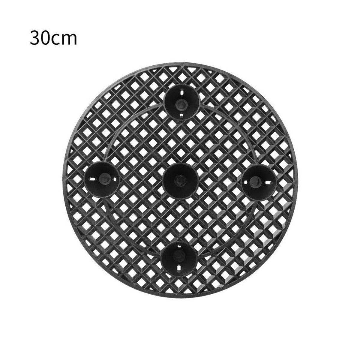 Ambiel Charm Pflanzenträger Set aus Kunststoff für die Terrasse in Schwarz - Bild 3