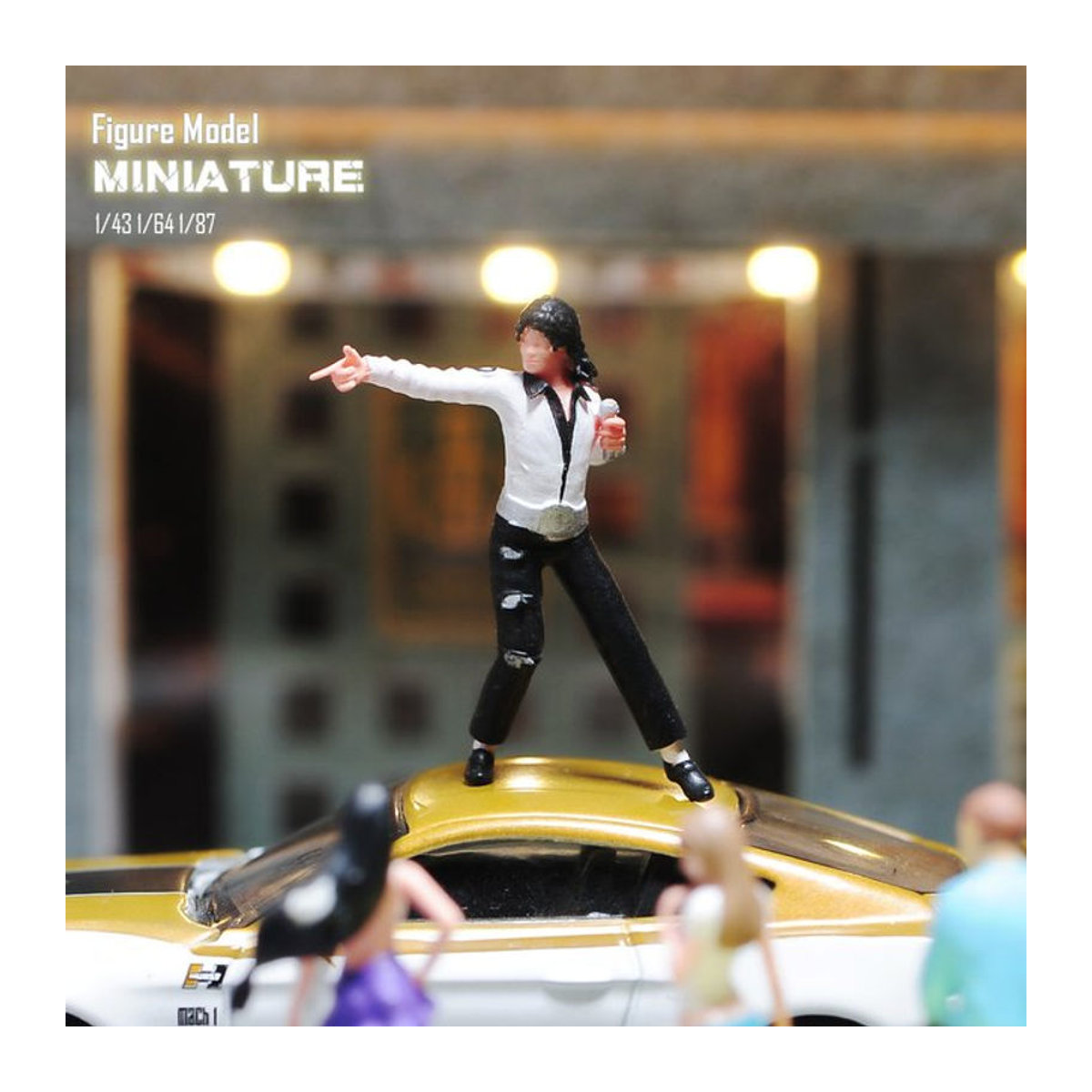 American Dance Kings Miniaturen Figur aus Kunstharz in Mehrfarbig für Modellbau und Fotografie - Bild 1