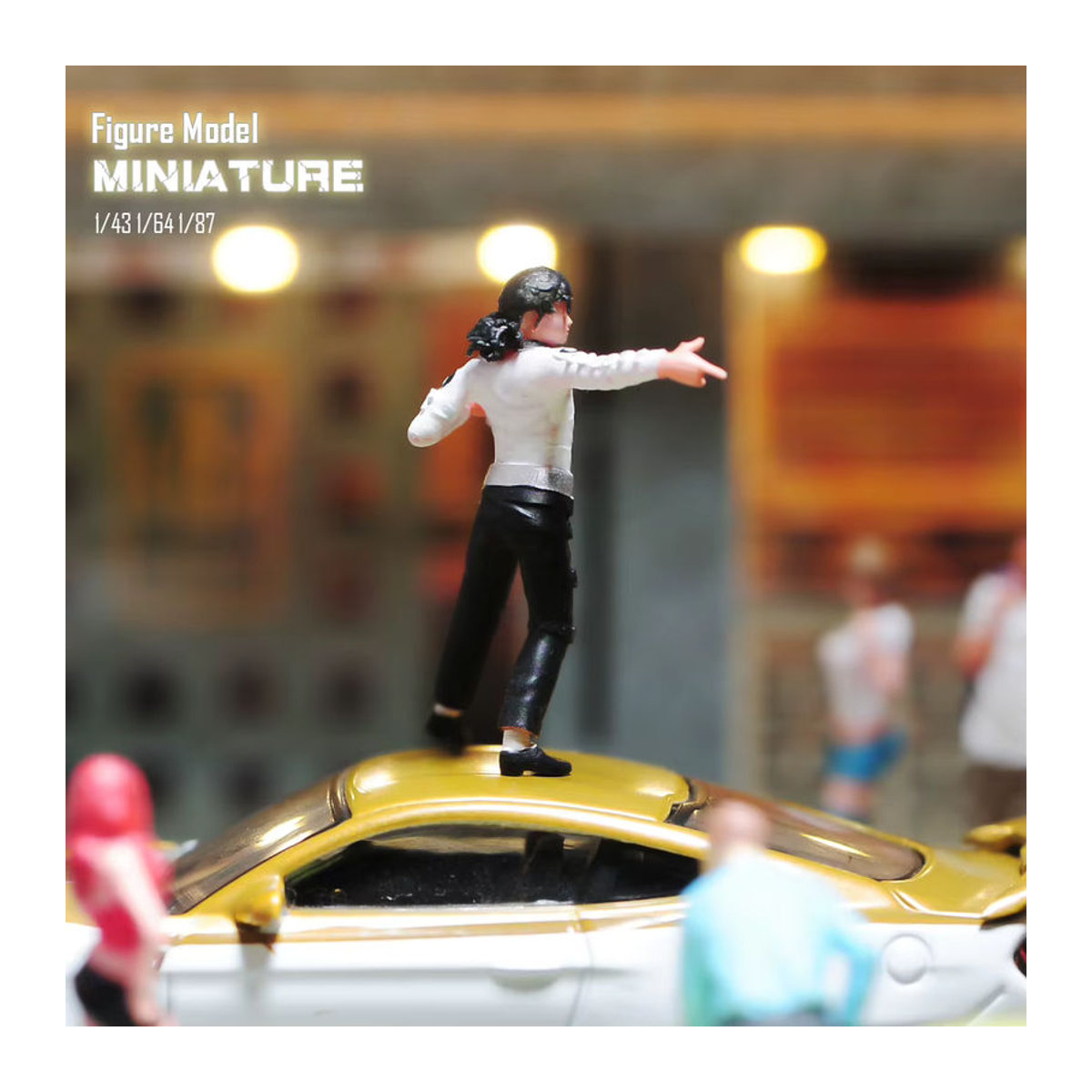 American Dance Kings Miniaturen Figur aus Kunstharz in Mehrfarbig für Modellbau und Fotografie - Bild 2