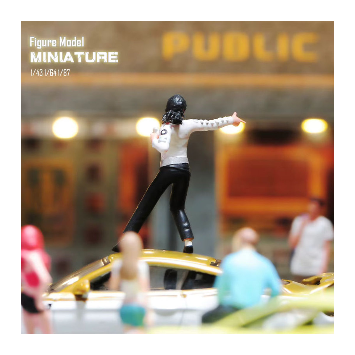 American Dance Kings Miniaturen Figur aus Kunstharz in Mehrfarbig für Modellbau und Fotografie - Bild 4