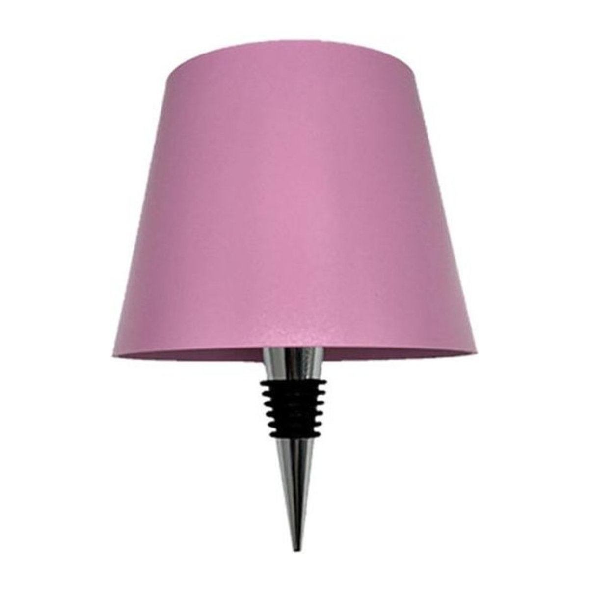 Amusedly LED Tischlampe in Form einer Weinflasche, Rosa, kabellos mit USB-Aufladung und dimmbarer Touch-Steuerung - Bild 1