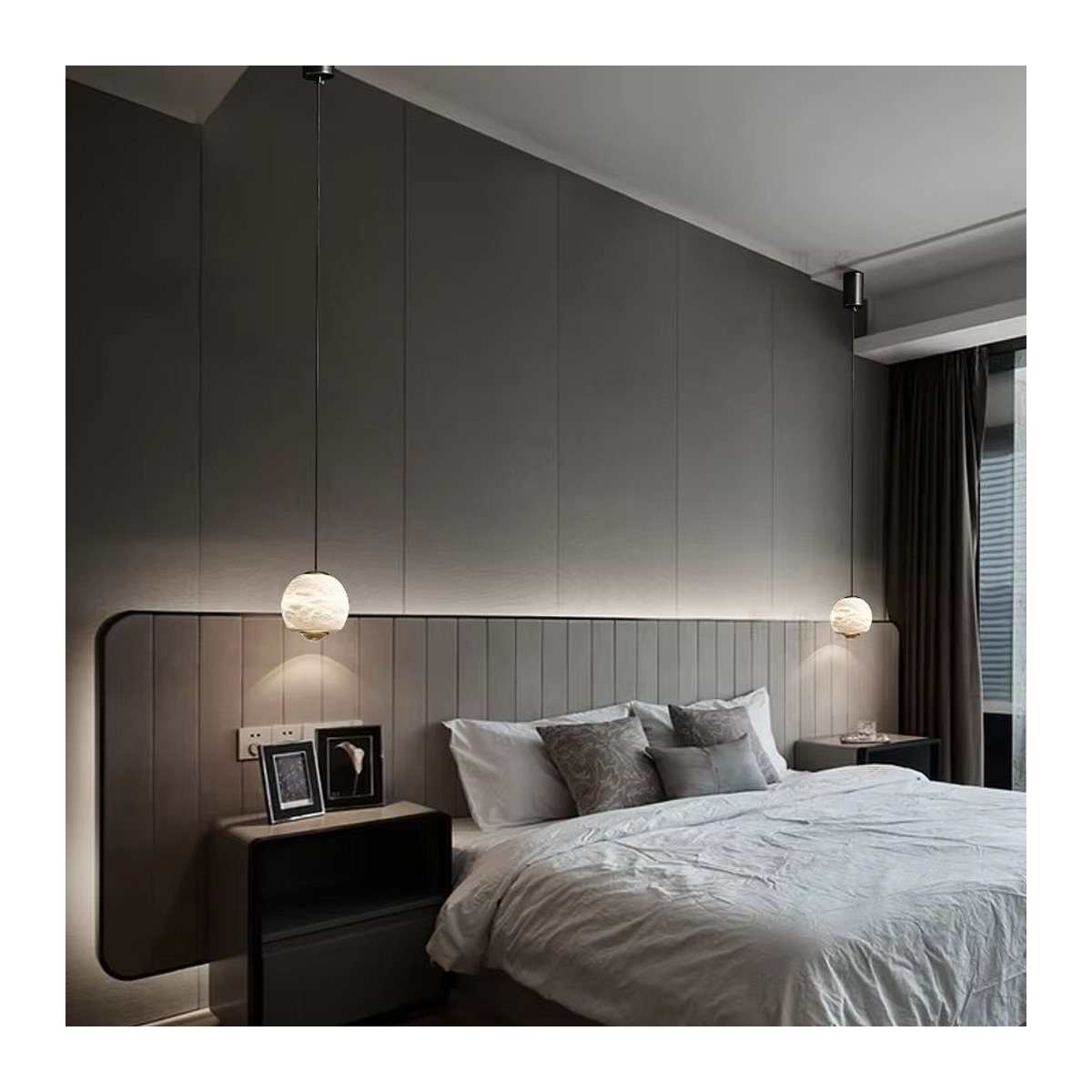 ANCISTER Modern Marmor Kronleuchter in Weiß mit warmweißem Licht für Esszimmer und Wohnzimmer - Bild 5