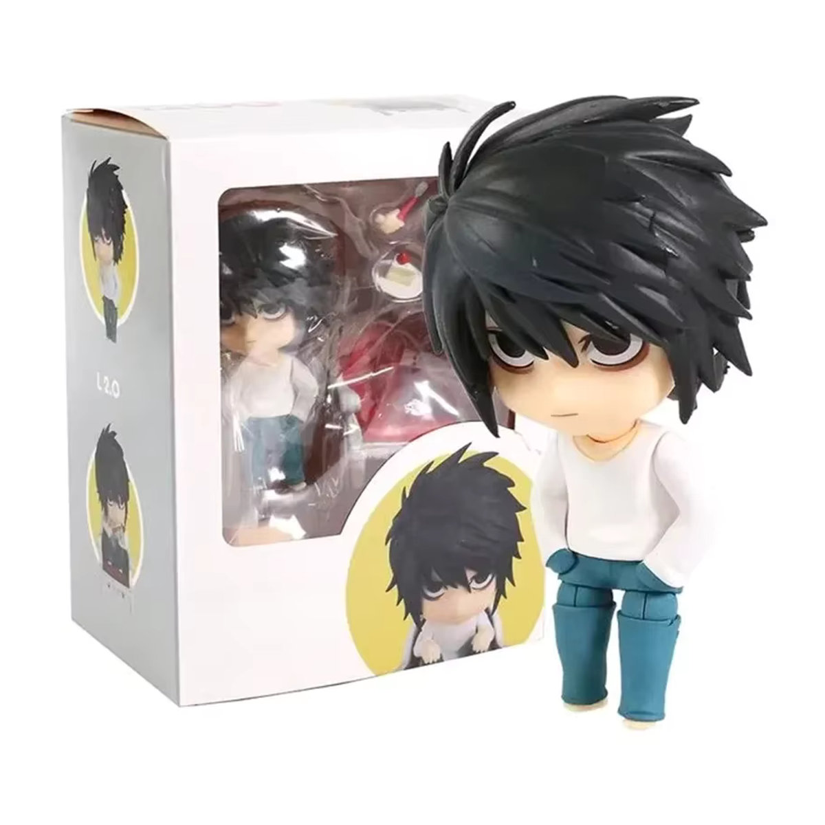 Anime Actionfigur Death Note L Lawliet Sammlerfigur für Kinder, mehrfarbig, Höhe: 10 cm - Bild 6