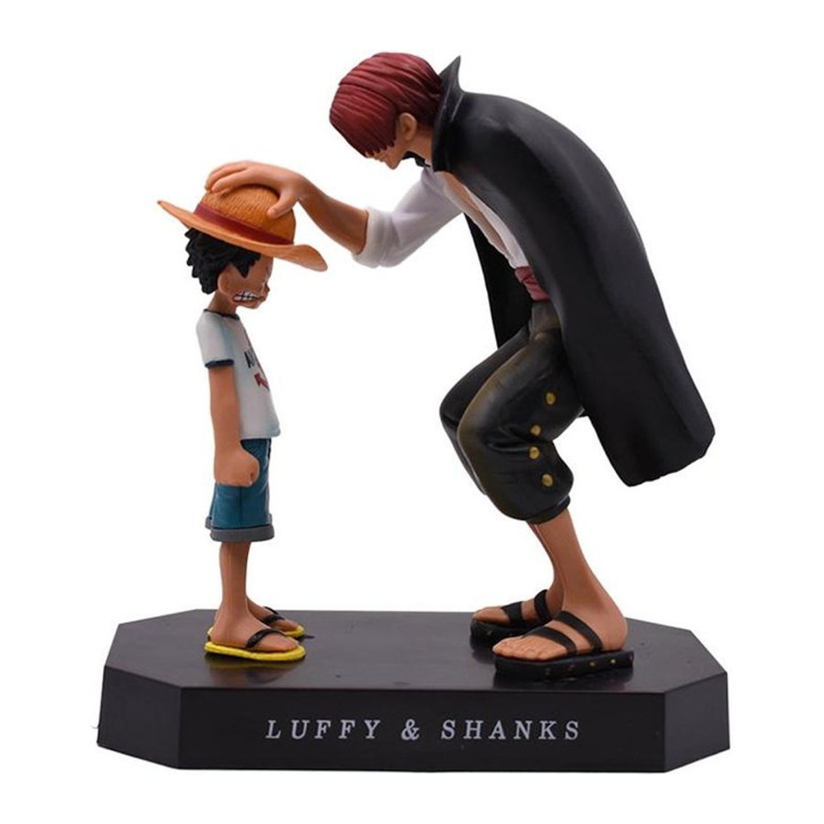 Anime Actionfigur One Piece Shanks und Luffy mit Going Merry als Sammlermodell aus Kunststoff, mehrfarbig - Bild 1