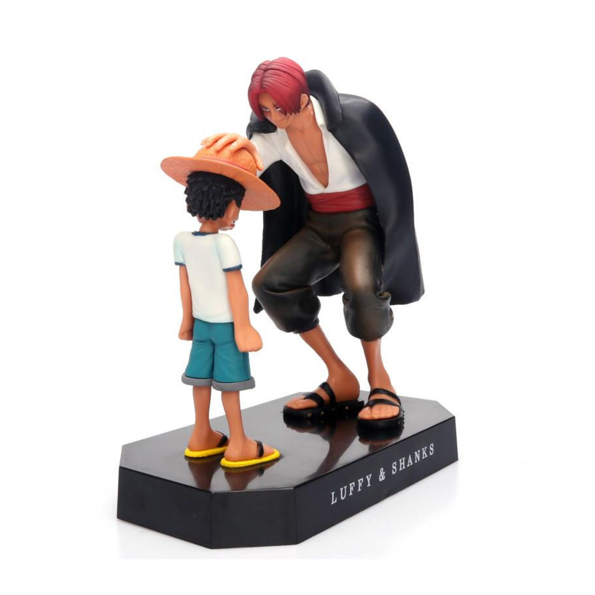 Anime Actionfigur One Piece Shanks und Luffy mit Going Merry als Sammlermodell aus Kunststoff, mehrfarbig - Bild 2