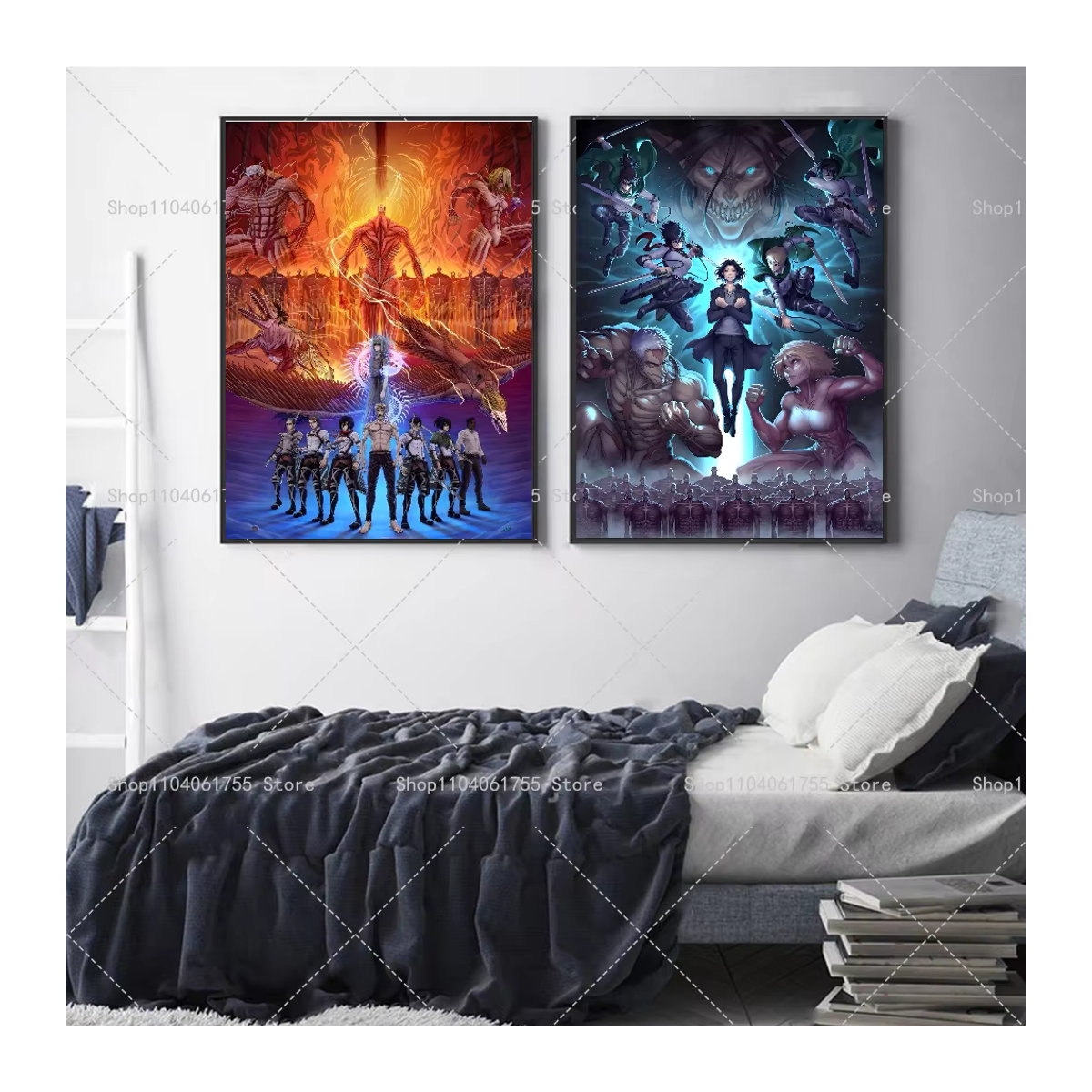 Anime Angriff auf Titan das Fina Wandposter selbstklebend wasserfestes Papier für deine Zimmerdekoration - Bild 3