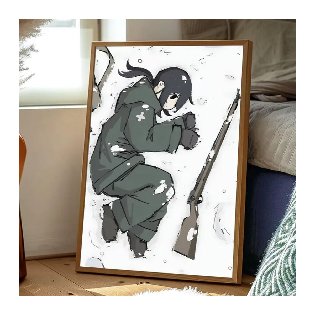 Anime Cartoon G-Girls Last Tour Manga-Poster aus Papier, selbstklebend und wasserfest, mehrfarbig, Hochformat - Bild 3