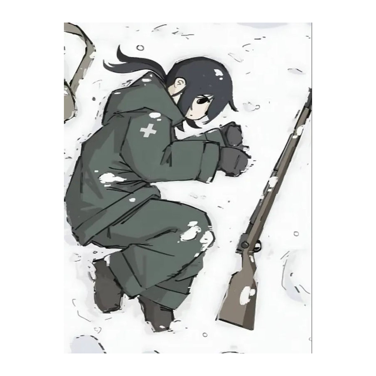 Anime Cartoon G-Girls Last Tour Manga-Poster aus Papier, selbstklebend und wasserfest, mehrfarbig, Hochformat - Bild 7