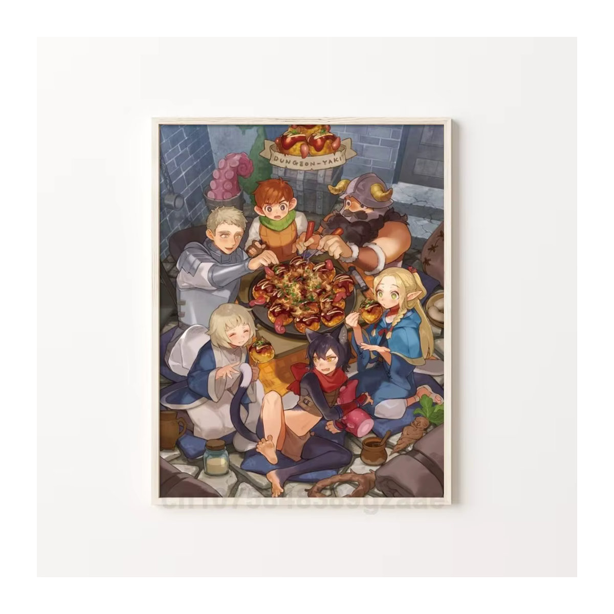 Anime Dungeon Meshi Wandposter selbstklebend wasserfest multicolor Wanddekoration für Zuhause und Bar - Bild 6
