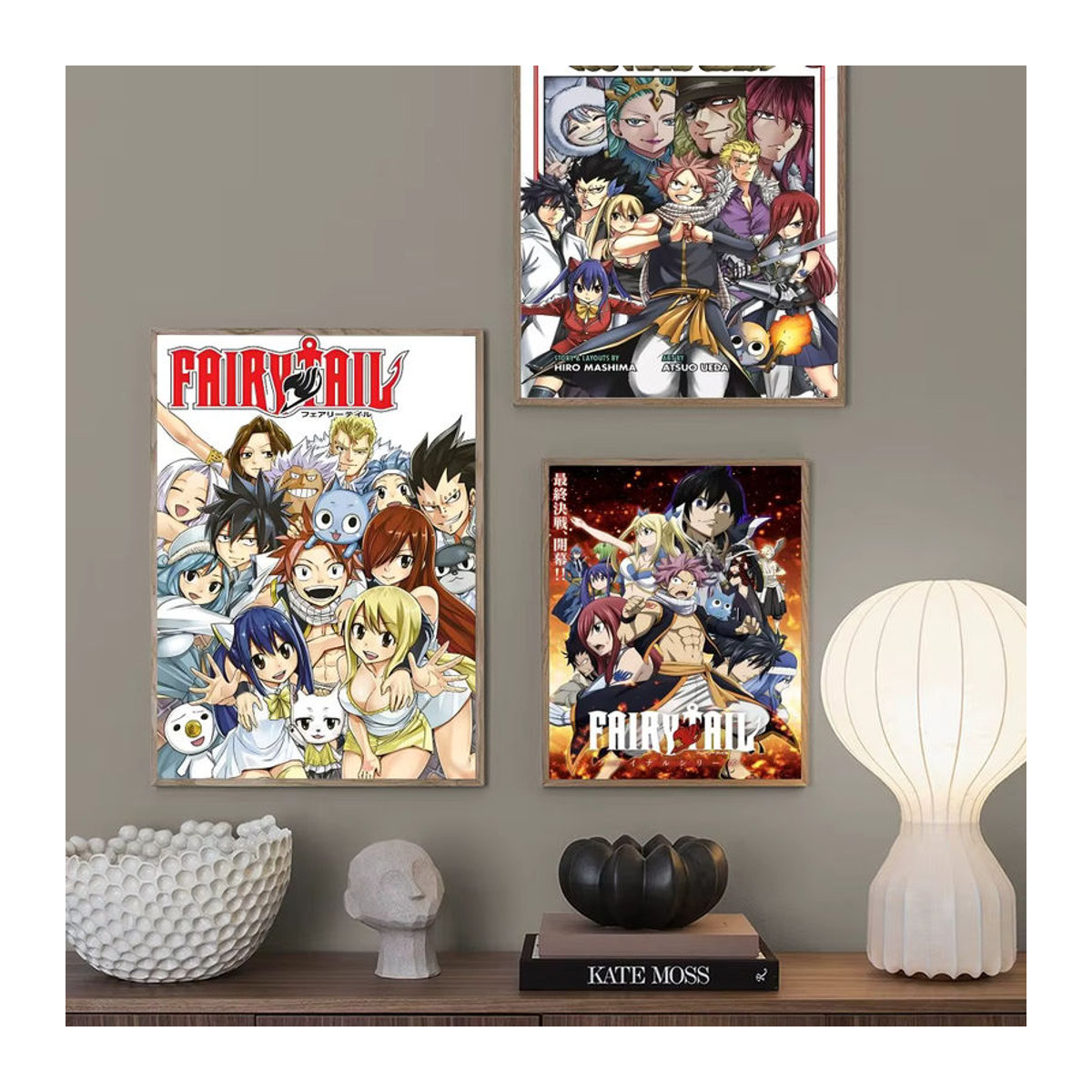 Anime Fairy Tail Poster als Kunstmalerei aus Papier für deine Wanddekoration in Mehrfarbig - Bild 3
