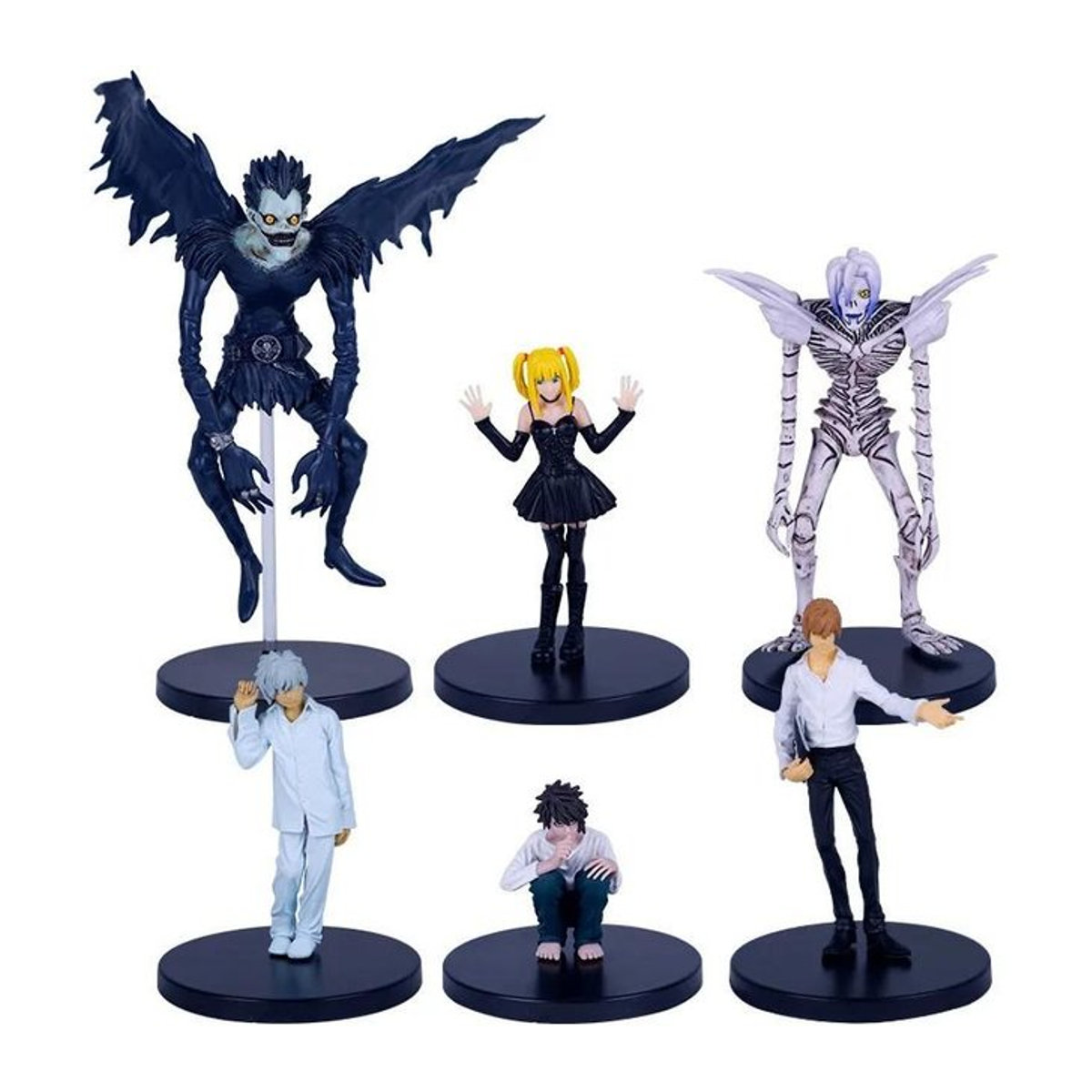Anime Figur Death Note Yagami Light Ryuk MisaMisa PVC Modell Multicolor Höhe: 9 cm - Bild 1