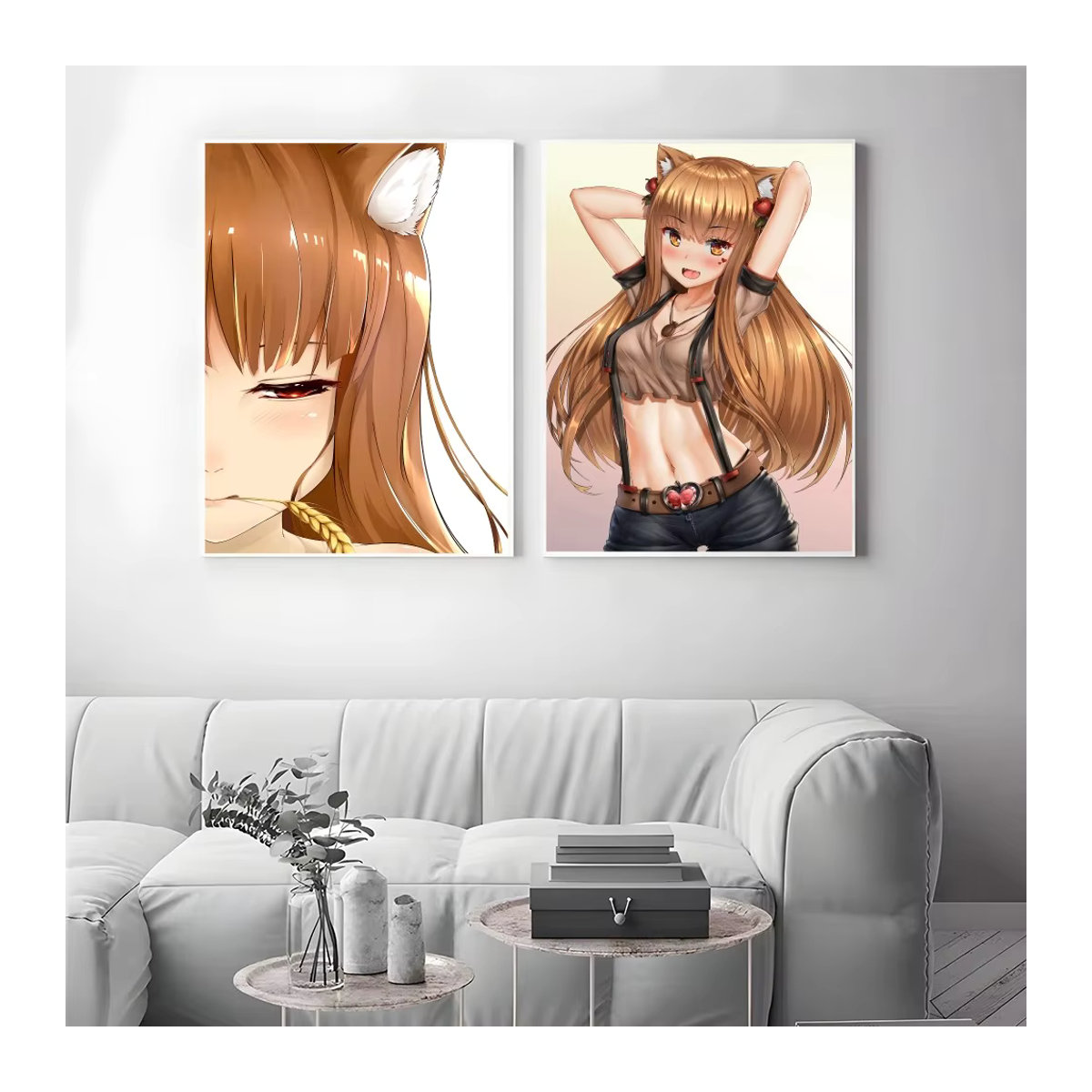 Anime Gewürz und Wolf Horo Wandposter selbstklebend wasserfest aus Papier für Kaffeehaus und Bar, mehrfarbig - Bild 3