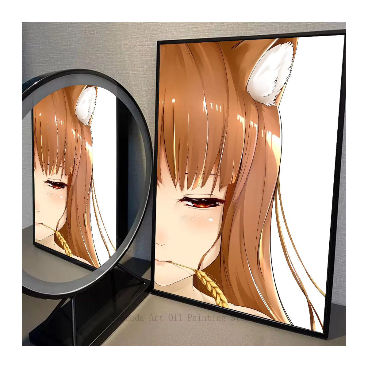 Anime Gewürz und Wolf Horo Wandposter selbstklebend wasserfest aus Papier für Kaffeehaus und Bar, mehrfarbig - Bild 5