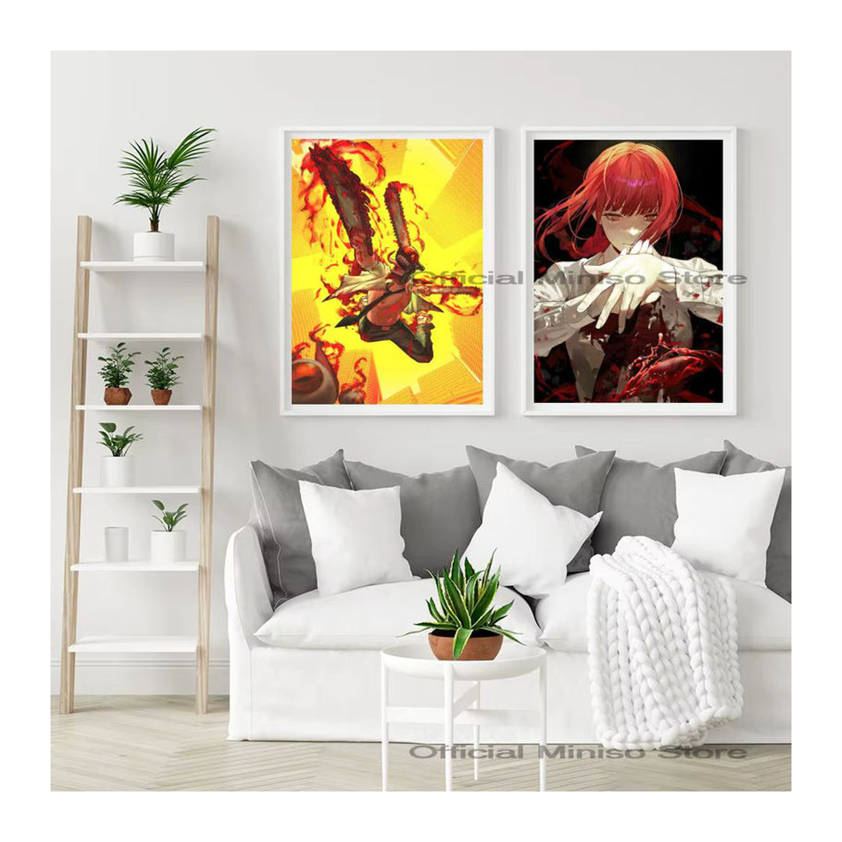 Anime Kettensäge Mann Poster als mehrfarbige Kunstmalerei auf Papier für deine Wanddekoration - Bild 6