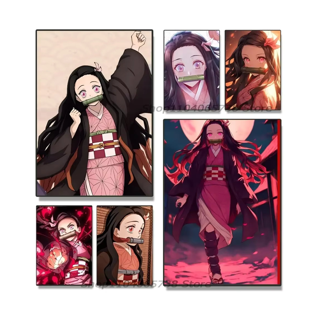 Anime Poster Kamado Nezuko aus Demon Slayer Kimetsu No Yaiba als Papierdruck für dein Zuhause - Bild 2