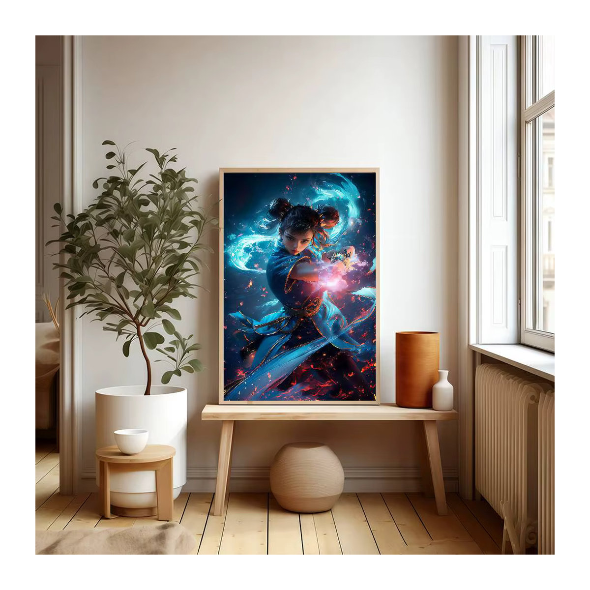 Anime Poster Lhun Li Bilibili Wandkunst im Retro-Stil für dein Zuhause, HD-Qualität, Rechteckig, ohne Rahmen - Bild 6