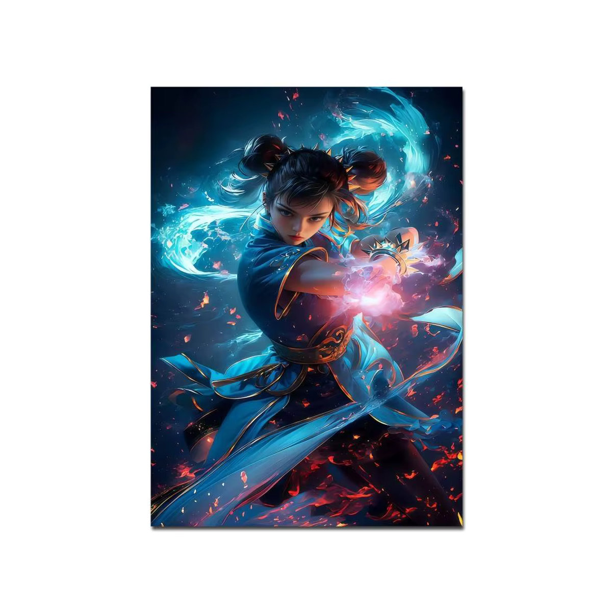 Anime Poster Lhun Li Bilibili Wandkunst im Retro-Stil für dein Zuhause, HD-Qualität, Rechteckig, ohne Rahmen - Bild 7
