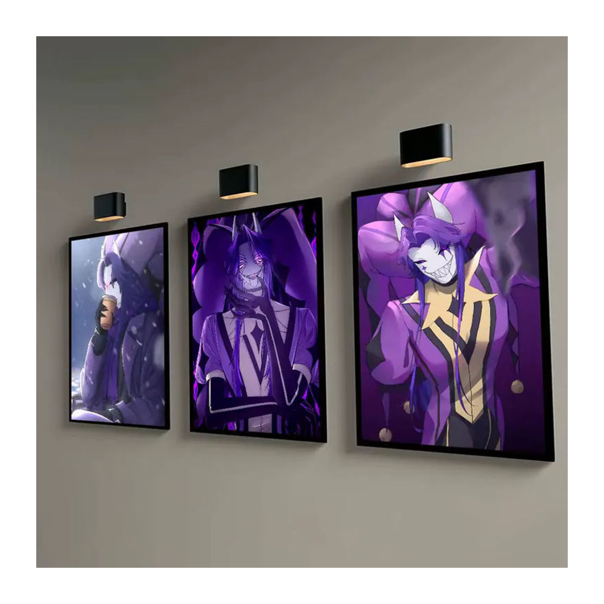 Anime Wandposter Jester in Lila als dekorativer Wandaufkleber für dein Wohnzimmer oder deine Bar - Bild 4