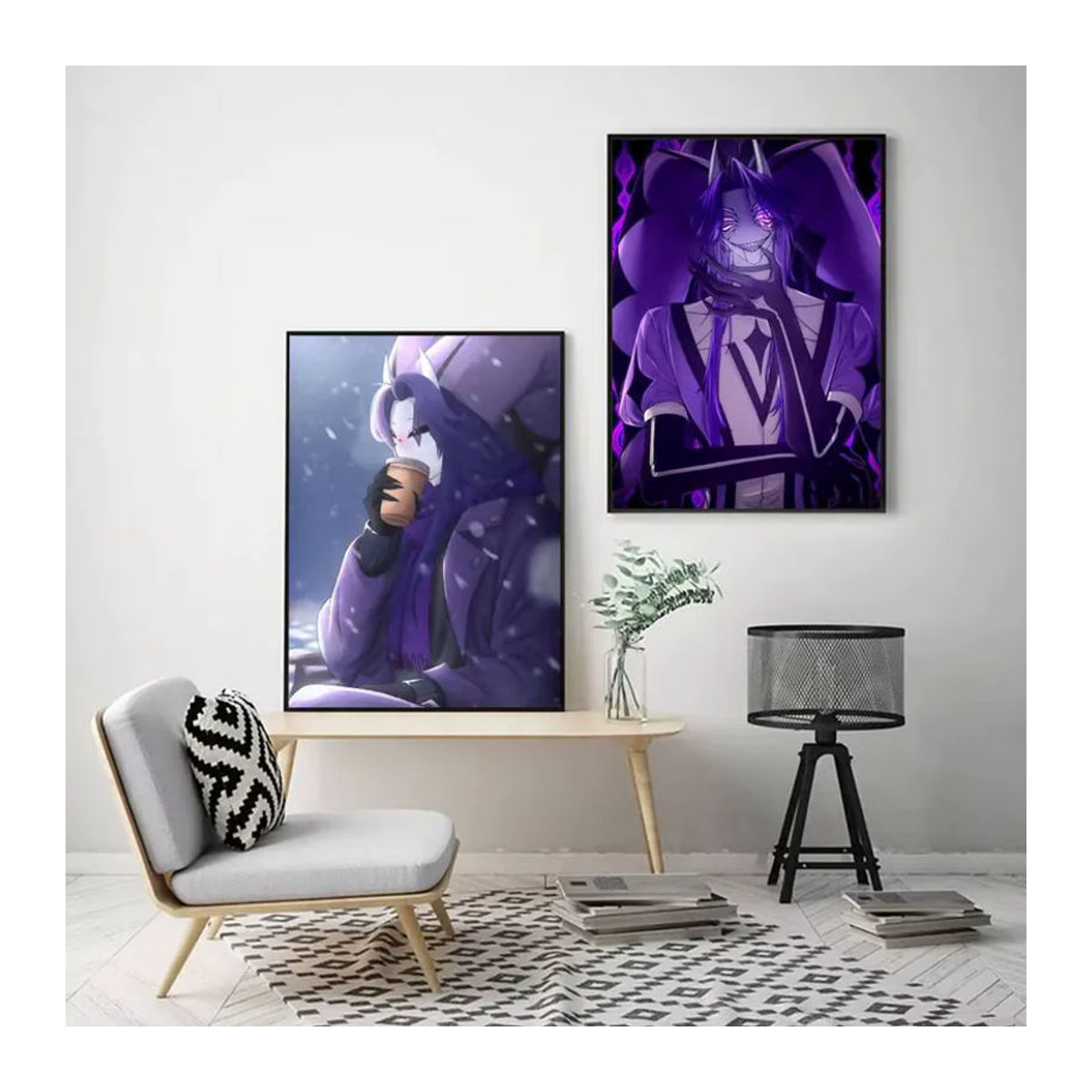 Anime Wandposter Jester in Lila als dekorativer Wandaufkleber für dein Wohnzimmer oder deine Bar - Bild 5