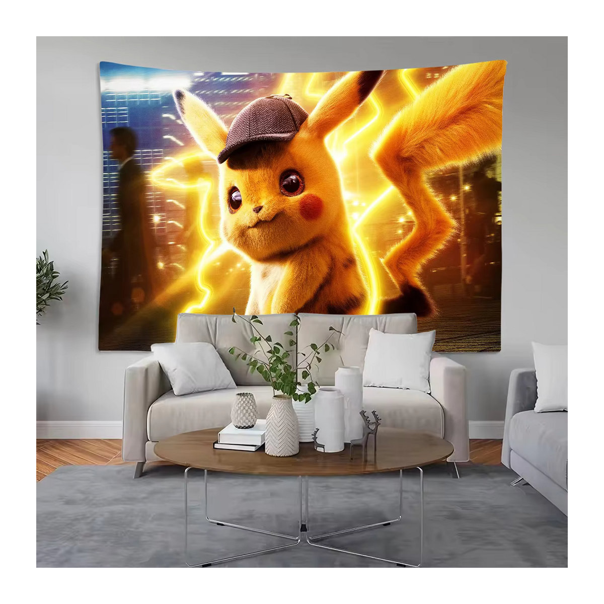 Animierter Pokemon Fotohintergrund aus Kunstpapier für Weihnachts-Fotografien - Bild 4
