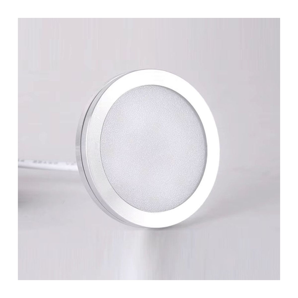 ANMIEPY LED Möbelbeleuchtung Schwarz, ultradünne Schrank-Mini-Lampe mit Schalter und USB-Anschluss, 7 W - Bild 4