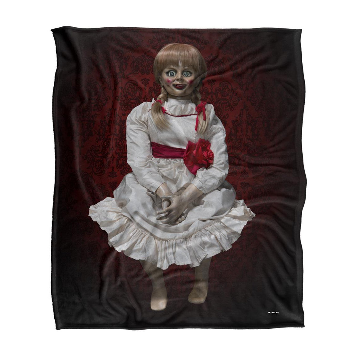 Annabelle Puppendecke in Schwarz, warme Decke für deine Puppe, One Size - Bild 2