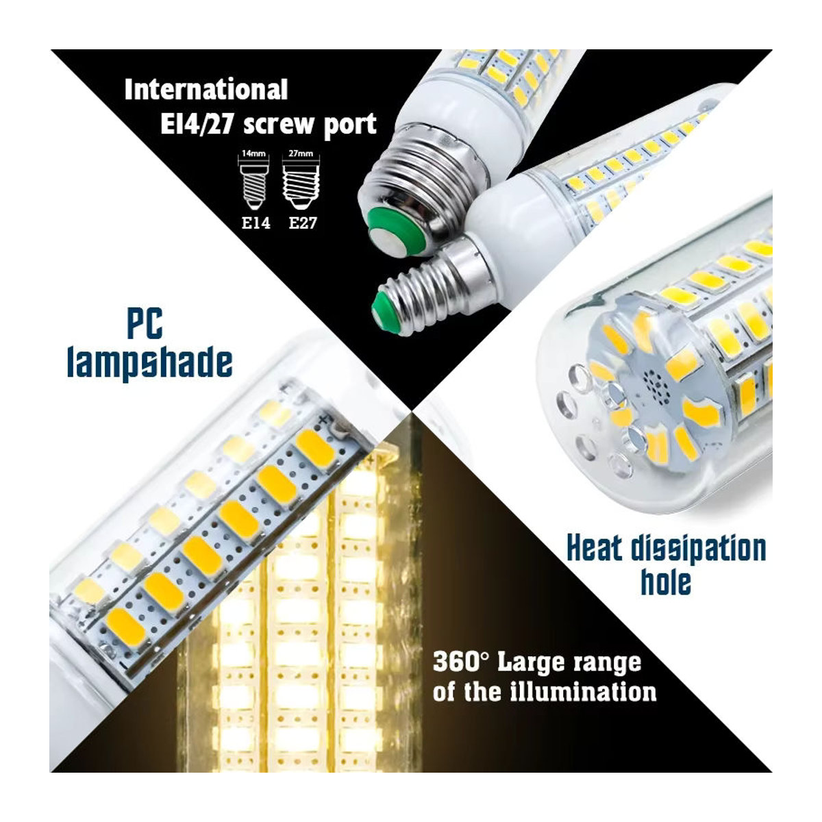 Antenso LED Kerzenlampe E14 für Kronleuchter und Tischlampen - Bild 3