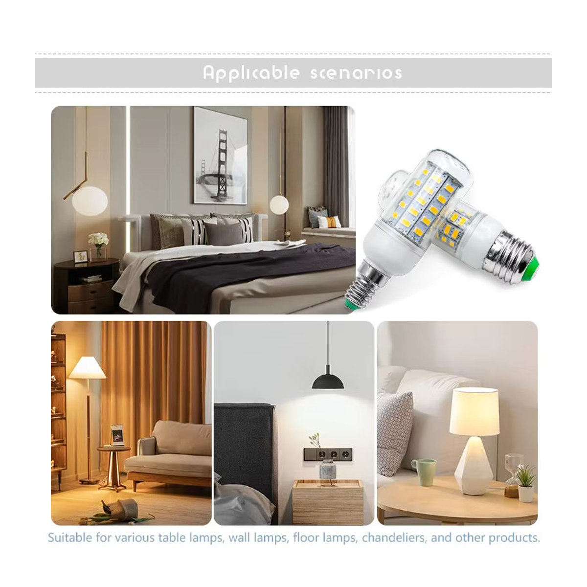Antenso LED Kerzenlampe E14 für Kronleuchter und Tischlampen - Bild 6