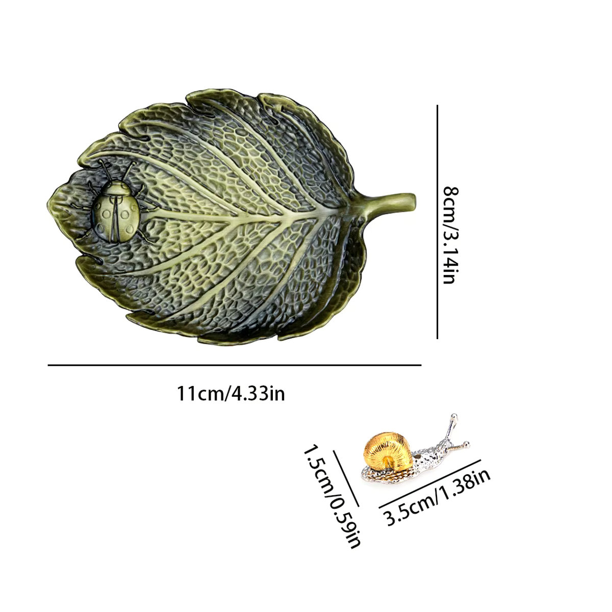 Antiker Keramik-Räucherofen in Marienkäferblatt-Design für Sandelholz zum Räuchern im Innenbereich - Bild 3