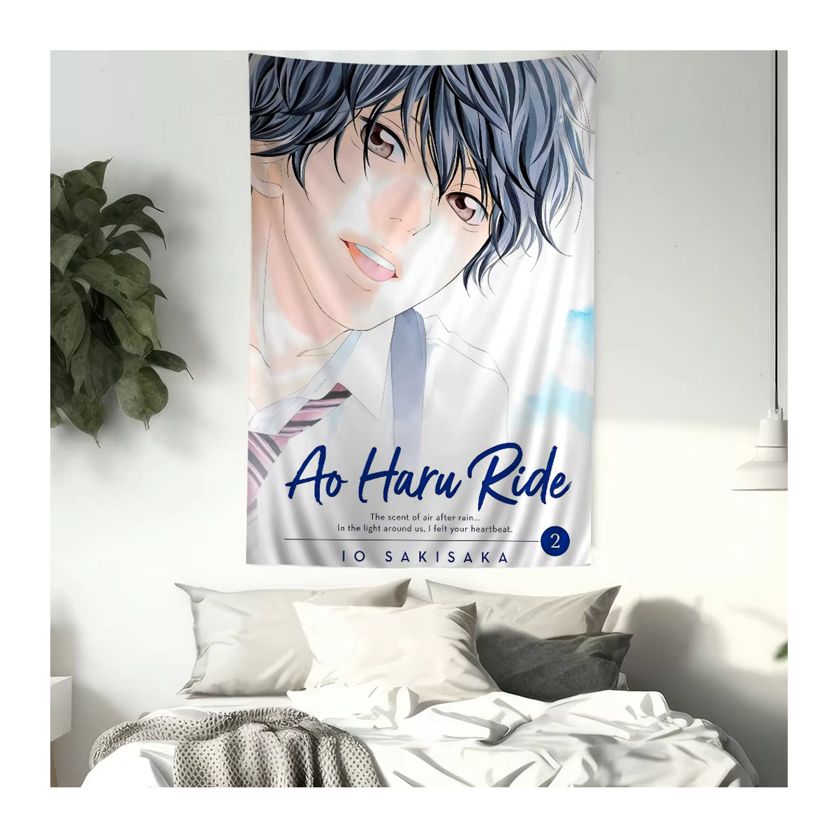 Ao haru Fahrt Anime DIY Wandteppich Science-Fiction Kunst für deine Wohnraumdekoration B/H: 70 x 70 cm - Bild 2