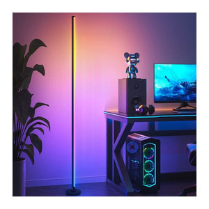 Aogled RGBICB LED-Stehlampe in Bunt, moderne Ambientebeleuchtung mit App- und Fernbedienung-Steuerung für Zuhause und Büro
