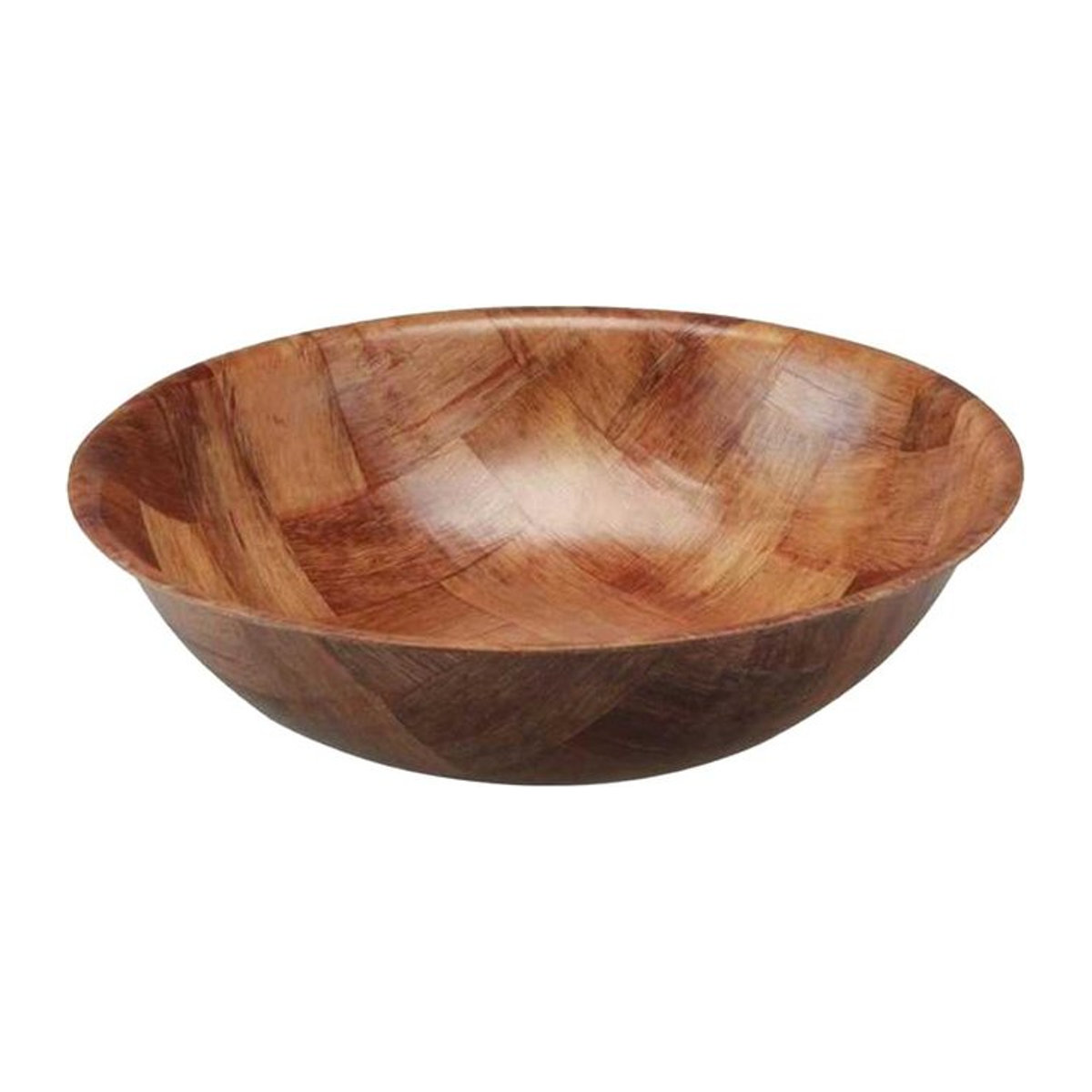 Apollo Geflochtene Servierschale aus Holz in Braun, Rund, Durchmesser: 15 cm - Bild 1