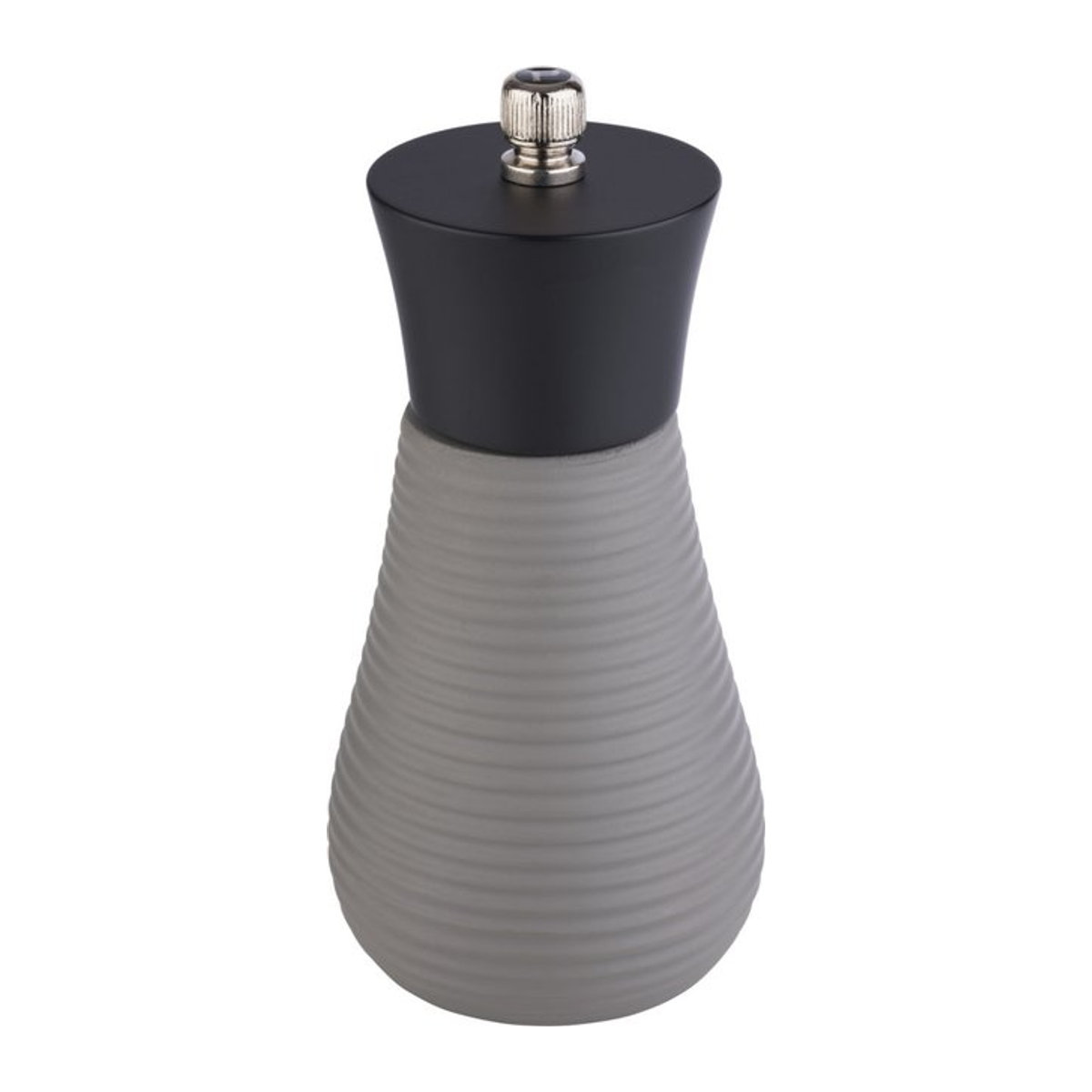 APS Pfeffermühle ELEMENT in Grau/Schwarz, B/T/H: 7,5 x 7,5 x 15,5 cm - Bild 1