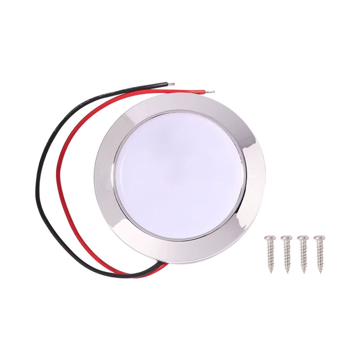 APWIKOGER 12V LED Decken-Einbauleuchte 1,8 W mit 24 SMT LEDs, IP65 wasserdichtes LED-Panel für Wohnmobil, Wohnwagen und Marine, minimalistisches Design - Bild 3