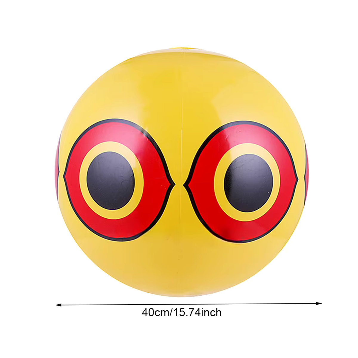 APWIKOGER Aufblasbarer Augen-Ballon zur visuellen Vogelabwehr, 40 cm Durchmesser, Repellent für den Garten und Außenbereich - Bild 6