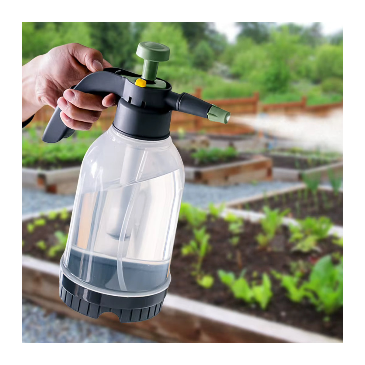 APWIKOGER Handpumpe Sprühgerät für Wasser und Pflanzen mit 2l oder 3l Fassungsvermögen - Bild 6