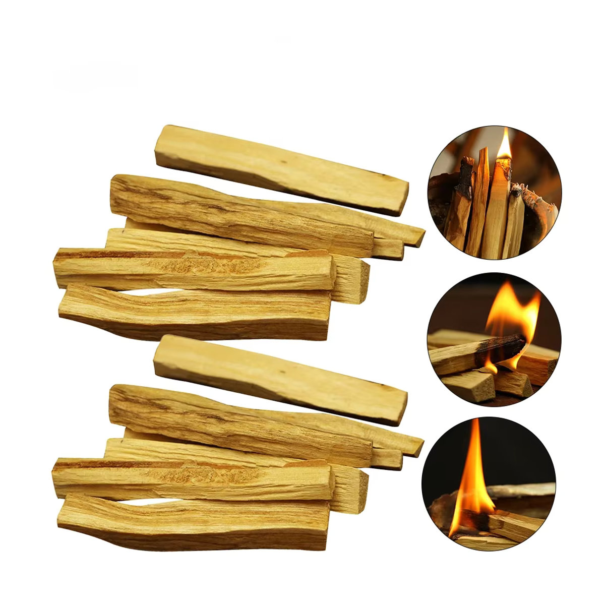 APWIKOGER Palo Santo natürliche Räucherstäbchen aus Holz, beige, 4 Stück - Bild 7