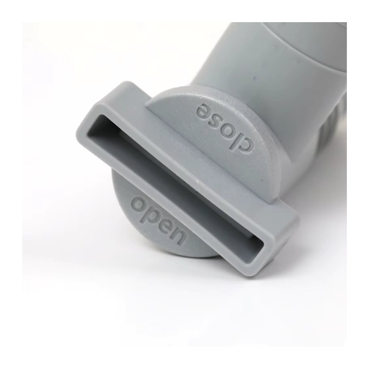 APWIKOGER PVC-Pool-Kolbenventil in Grau, 32 mm Adapter für Pool-Filterpumpen aus Kunststoff - Bild 3
